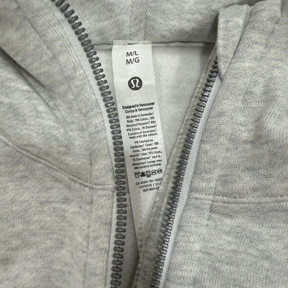 NWT Lululemon Hawaii Scuba Oversized Half Zip Hoodie Hawaii Exclusive M - Picture 3 of 5